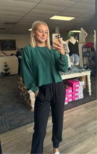 Load image into Gallery viewer, All in All Raw Hem Sweatshirt-2 Colors Available