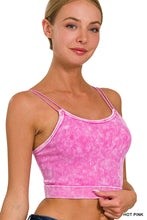 Load image into Gallery viewer, Washed Ribbed Double Strap Brami