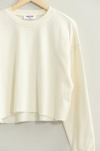 Load image into Gallery viewer, All in All Raw Hem Sweatshirt-2 Colors Available