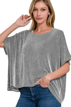 Load image into Gallery viewer, Just Right Oversized Ribbed Crop Top-Multiple Colors Available