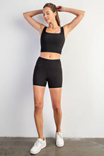 Load image into Gallery viewer, On Board Ribbed Square Neck Crop Top-Multiple Colors Available