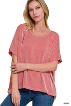 Load image into Gallery viewer, Just Right Oversized Ribbed Crop Top-Multiple Colors Available