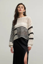 Load image into Gallery viewer, Tell Them All About It Crochet Sweater