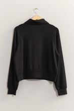 Load image into Gallery viewer, Can't Get Enough Half-Zip Collared Sweatshirt