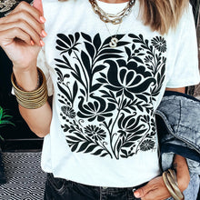 Load image into Gallery viewer, Black Bouquet Graphic Tee
