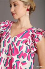 Load image into Gallery viewer, Lovin’ On Me Ruffle Sleeve Top