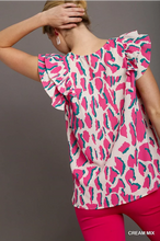 Load image into Gallery viewer, Lovin’ On Me Ruffle Sleeve Top