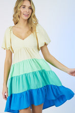 Load image into Gallery viewer, Out Of The Blue Colorblock Dress