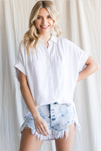 Load image into Gallery viewer, Rock & Roll White Short Sleeve Top