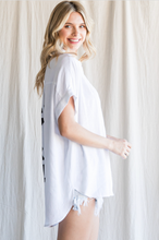 Load image into Gallery viewer, Rock & Roll White Short Sleeve Top