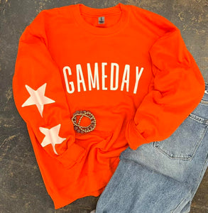 Game Day Star Sweatshirt -Multiple Colors Available