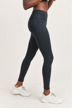 Load image into Gallery viewer, Level Up Dark Marble Foil Highwaist Leggings-Small-3XL
