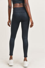 Load image into Gallery viewer, Level Up Dark Marble Foil Highwaist Leggings-Small-3XL