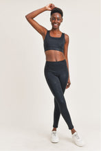 Load image into Gallery viewer, Level Up Dark Marble Foil Highwaist Leggings-Small-3XL