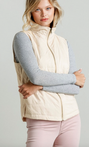Blakely Zip Up Vest with Pockets-3 Colors Available