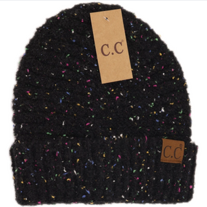 Confetti Boucle Cuff Beanie-3 Colors Available