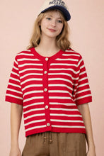Load image into Gallery viewer, All You Have Striped Sweater Top-Multiple Colors Available