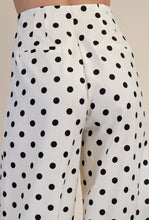 Load image into Gallery viewer, Spot On Pleated High Waisted Wide Leg Polka Dot Pants
