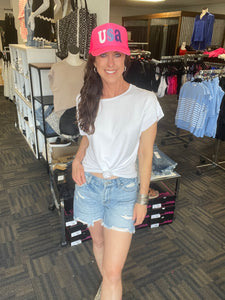 Keep On Going Denim Shorts