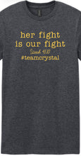 Load image into Gallery viewer, Crystal’s Fundraiser Shirt-2 Options Available