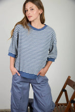 Load image into Gallery viewer, Sutton Dropped Shoulder Striped Top