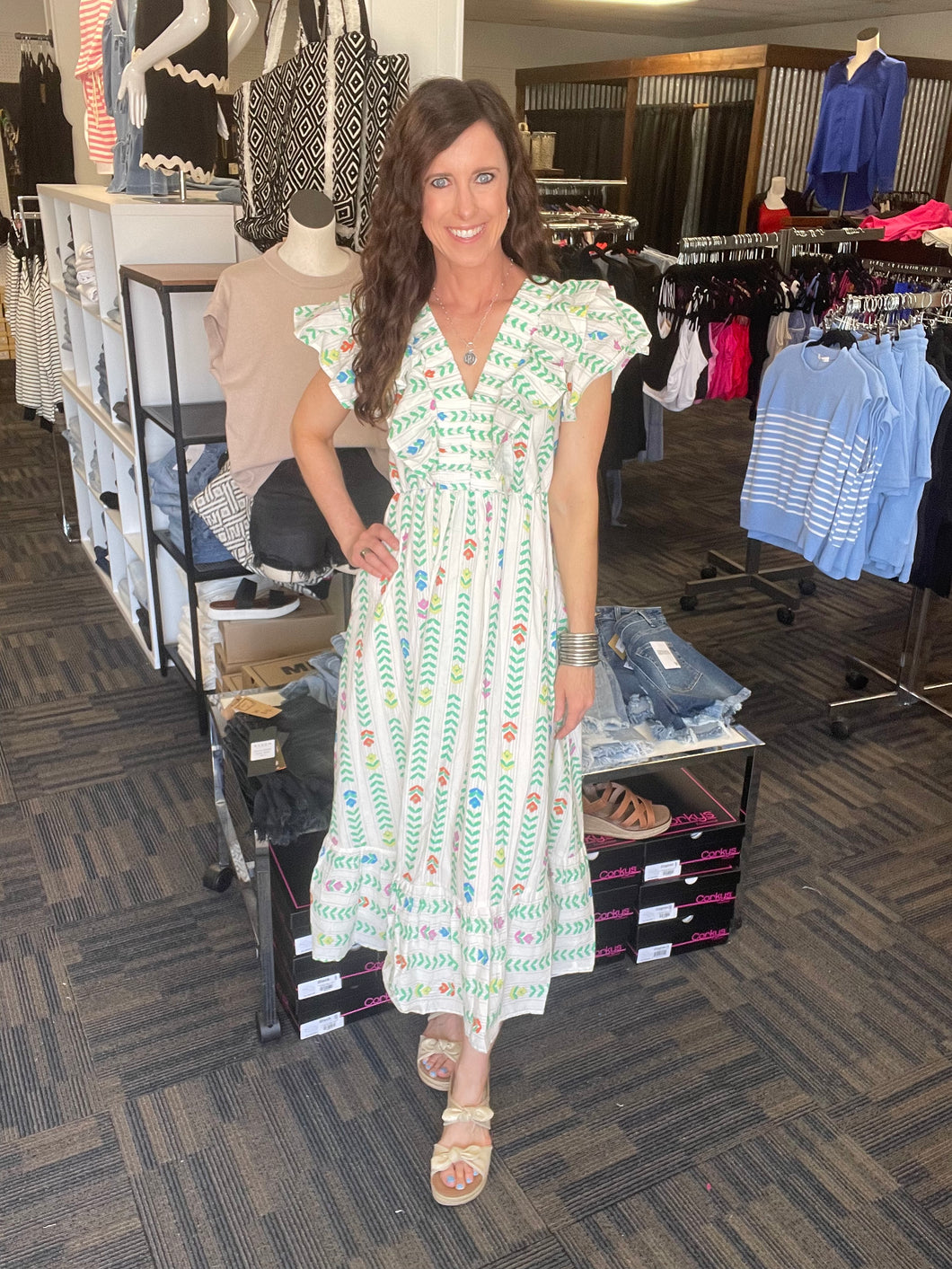Kissed By Petals Maxi Dress