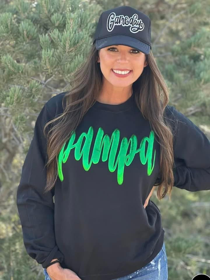 Pipers Metallic Puff Sweatshirt