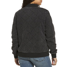 Load image into Gallery viewer, Quilted Bomber Jacket