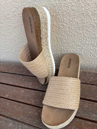 She's A Natural Jute Sandals