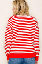 Load image into Gallery viewer, Beyond The Stripe Long Sleeve Top