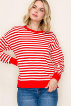 Load image into Gallery viewer, Beyond The Stripe Long Sleeve Top