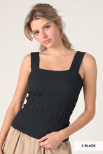 Load image into Gallery viewer, Beautiful In Love Textured Tank Top-Multiple Colors Available