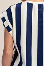 Load image into Gallery viewer, Always In Style Striped Set-Navy
