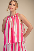 Load image into Gallery viewer, Summer Stripes Sleeveless Top-Multiple Colors Available