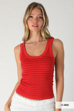 Load image into Gallery viewer, Double Down Reversible Striped Tank Top-Multiple Colors Available