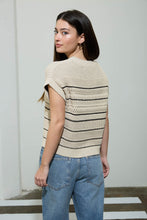 Load image into Gallery viewer, Ivy Stripe Button Down Top