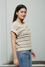 Load image into Gallery viewer, Ivy Stripe Button Down Top