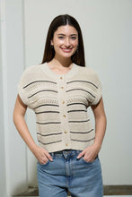 Load image into Gallery viewer, Ivy Stripe Button Down Top