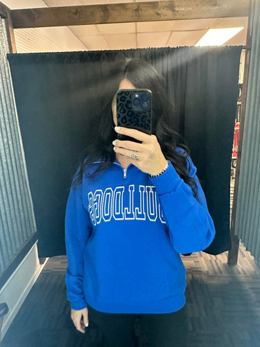 Bulldogs Quarter Zip Pullover-2nd Round