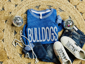 BULLDOGS Puff French Terry Long Sleeve