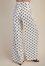 Load image into Gallery viewer, Spot On Pleated High Waisted Wide Leg Polka Dot Pants