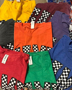 Game Day Checkered-Multiple Colors Available