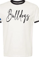 Load image into Gallery viewer, Bulldogs Ringer Graphic Tee