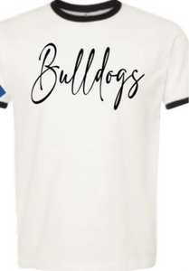 Bulldogs Ringer Graphic Tee