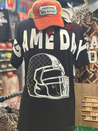 Oversized Print GAME DAY Shirt