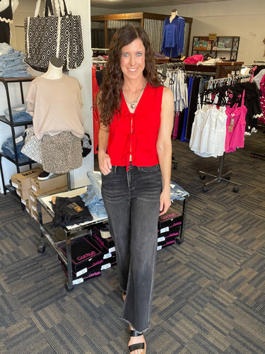 Charley Tie Front Sweater Vest