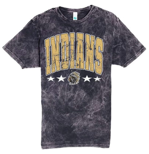 Indians Acid Wash Graphic Tee *PRE-ORDER*
