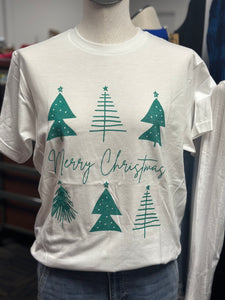 *Deals & Steals* Merry Christmas Trees Graphic Tee