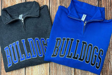 Load image into Gallery viewer, Bulldogs Quarter Zip Pullover-2nd Round