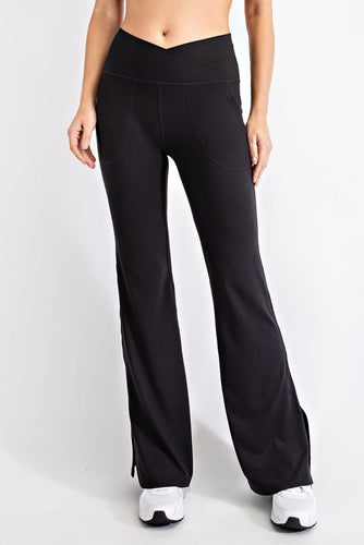 Taking A Break Yoga Pants With Slits